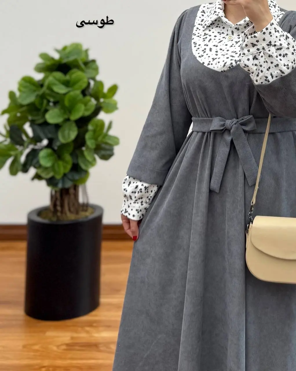 پیراهن مانتویی سوپر کلوش مهرانه ۲